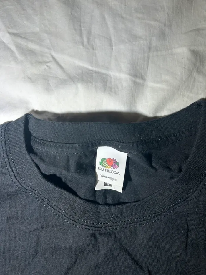 T-shirt noir  fruit of the loom - photo numéro 4