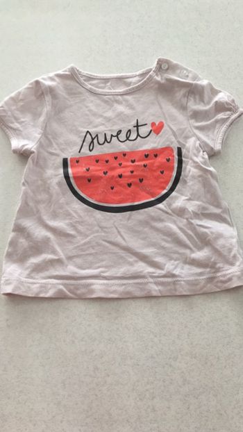T-shirt fille 9 mois