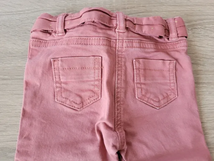 Lot de 2 pantalons fille en 9 mois - photo numéro 4