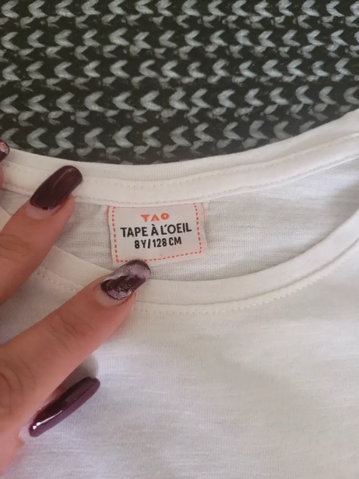 Tee shirt manches longues 8 ans - photo numéro 3
