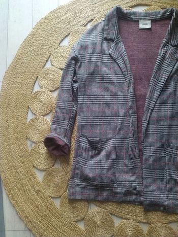 Blazer carreaux rouge noir blanc Taille M Pimkie En très bon état