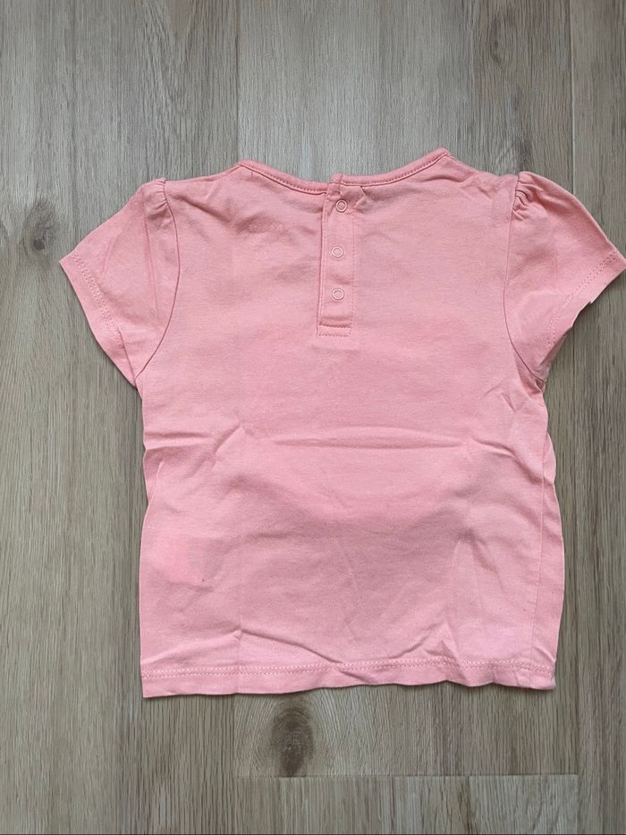 Tee shirt Kiabi rose 18 mois - photo numéro 4