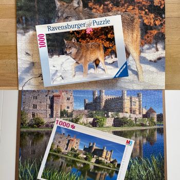 Lot de 2 puzzles 1000