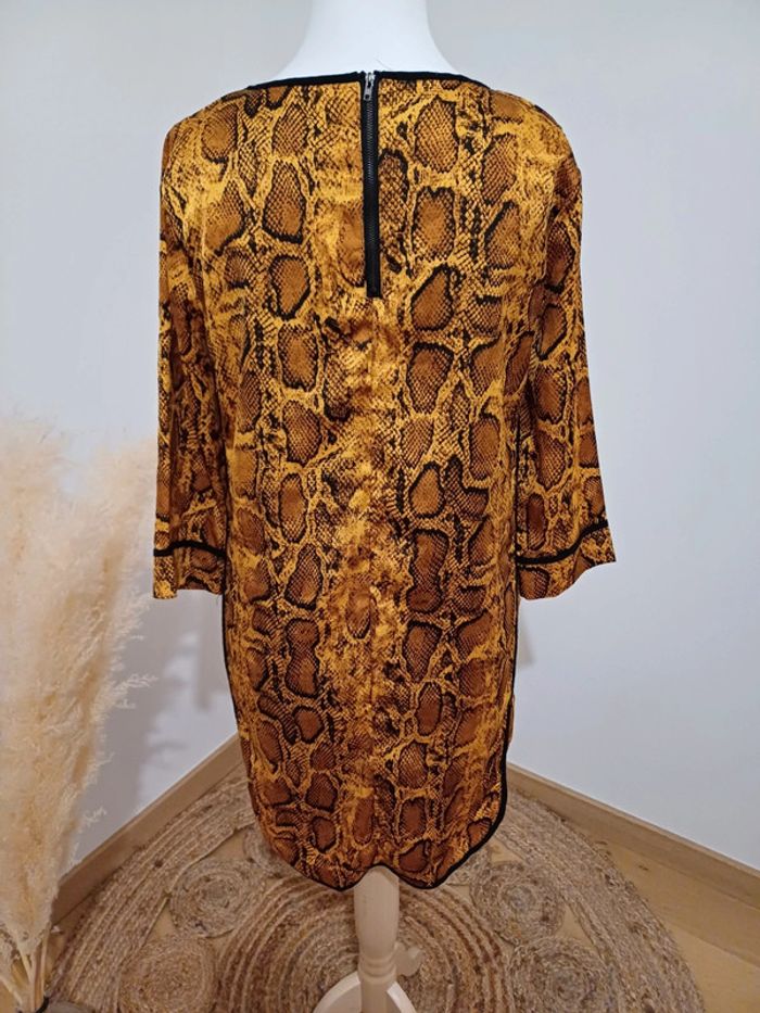 Robe fluide à imprimé Serpent Norah taille M 38 - photo numéro 10