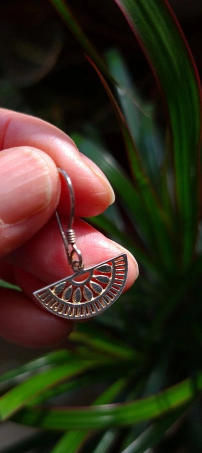 Boucles d'oreilles en argent - photo numéro 2