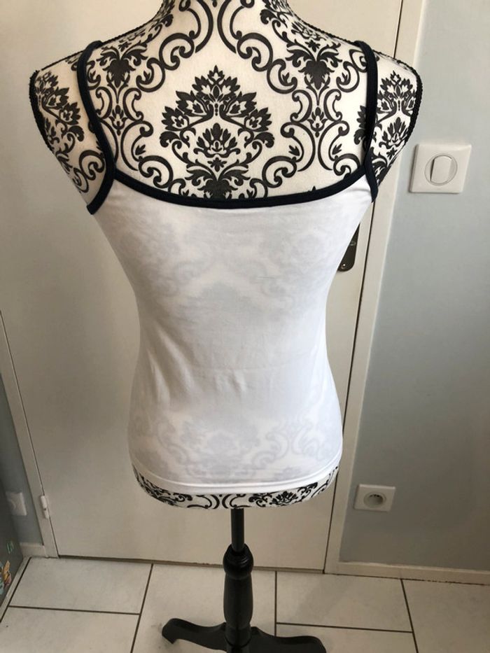 Débardeur blanc Éden Park taille 36/38 - photo numéro 2