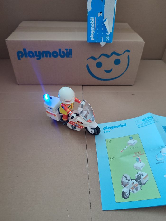 Playmobil 5544 moto de secours - occasion - photo numéro 3