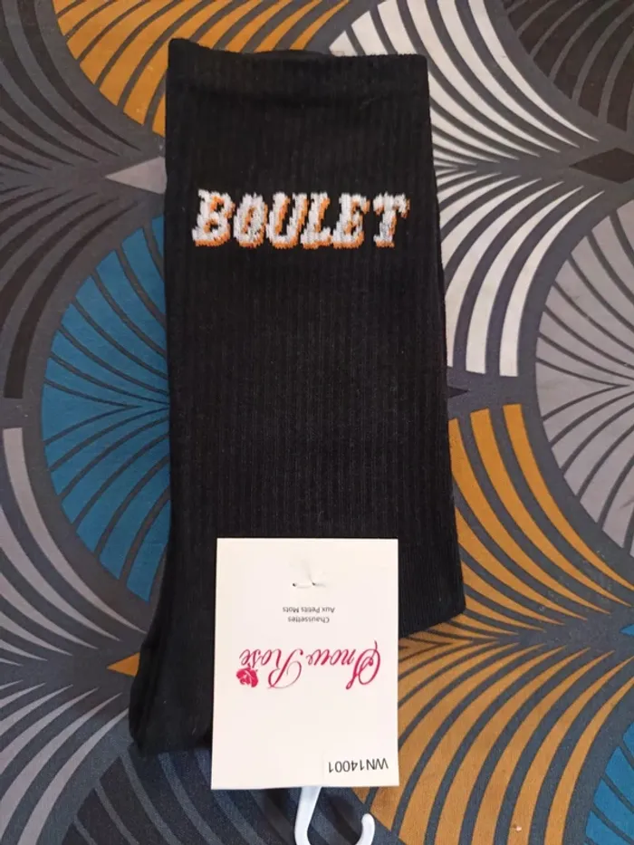 chaussettes hommes message - photo numéro 2