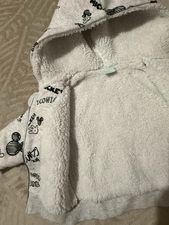Veste à capuche polaire Disney Mickey - photo numéro 3