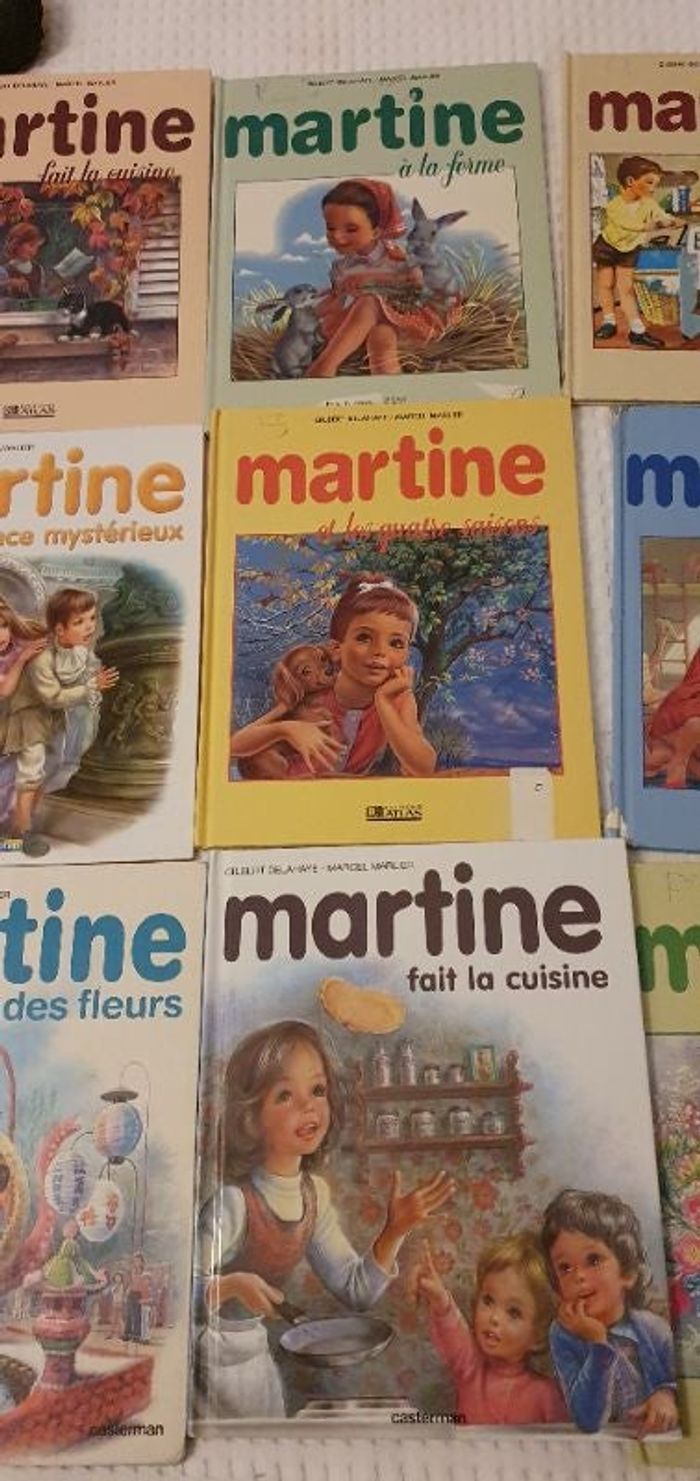 9 livres de Martine