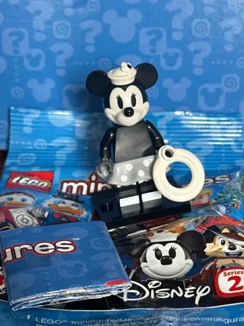 Figurine Lego Vintage Minnie , série 71024, Minnie, Disney, Series 2