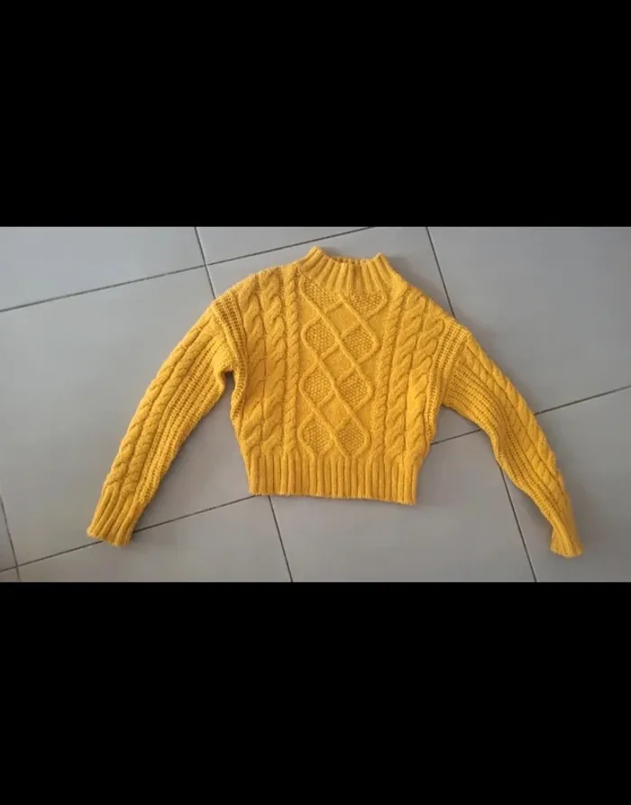 Pull moutarde xxs 12 ans kiabi