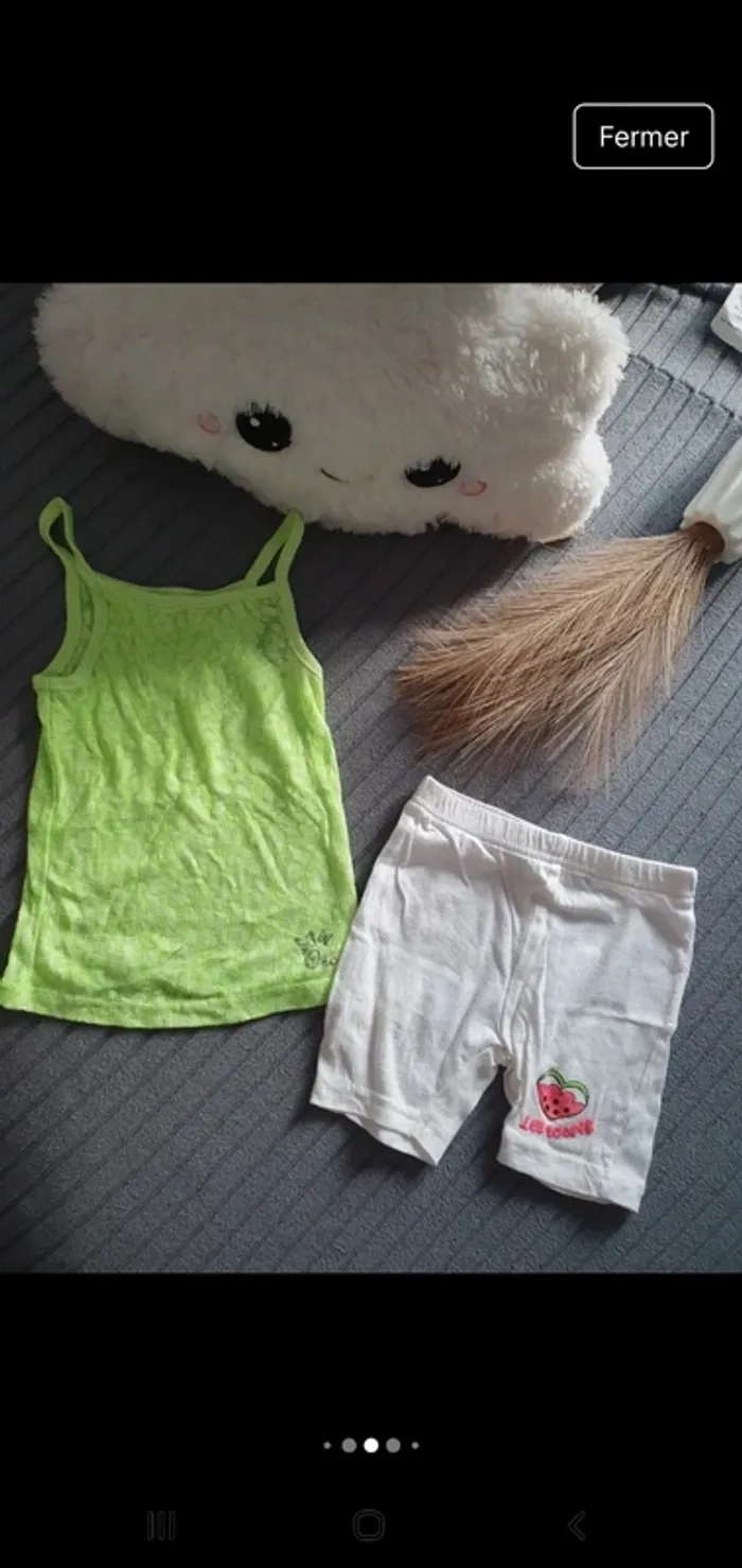 Lot vetements été bébé fille 6 mois - photo numéro 2