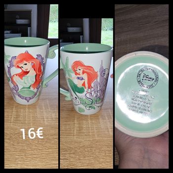 Mug ariel la petite sirène disney officiel