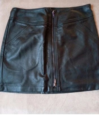 Jupe imitation cuir 