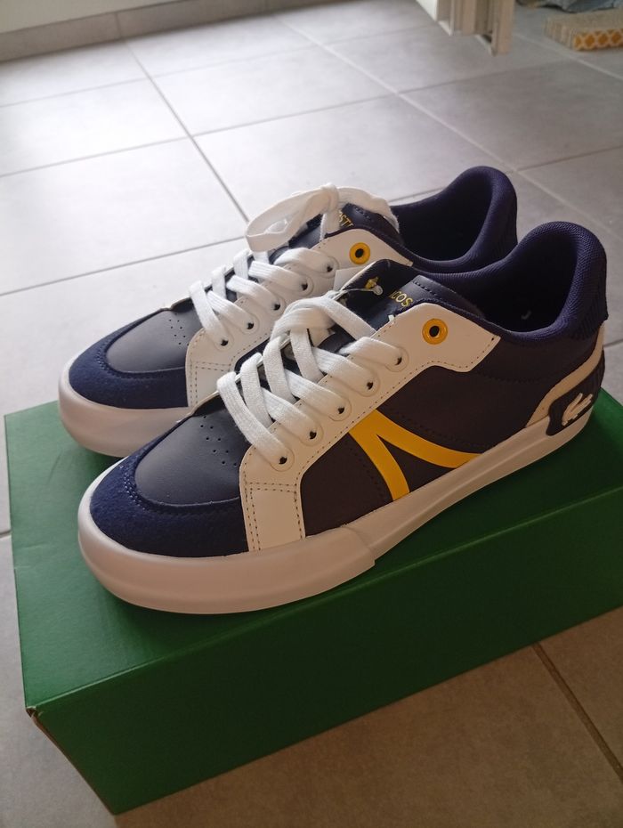 Baskets Lacoste femme L004 taille 38 - photo numéro 5