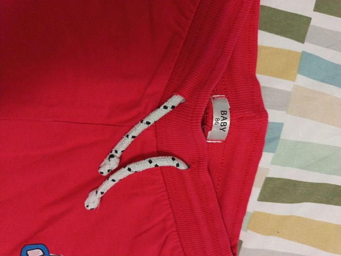 Pantalon rouge 86 cm - photo numéro 3