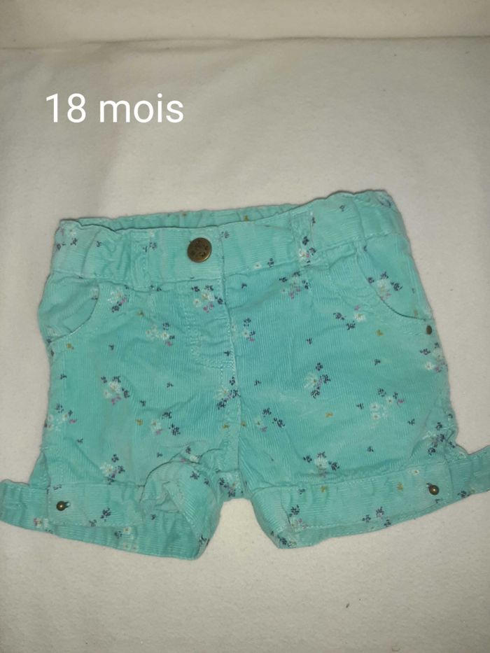 Short en velours