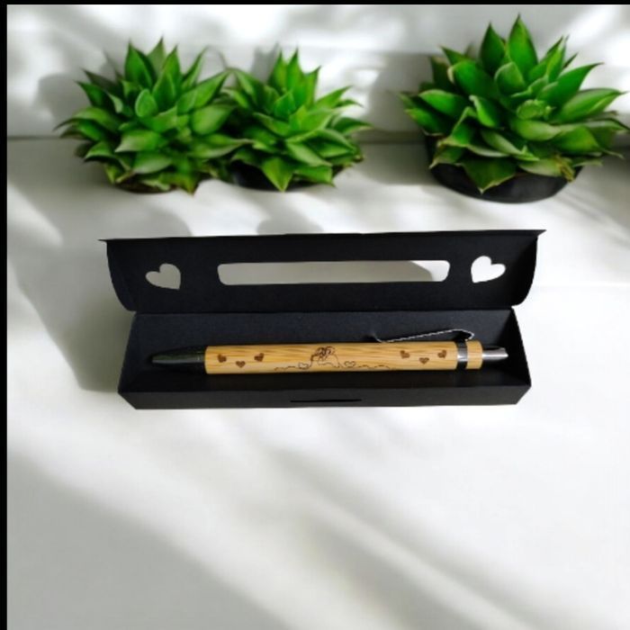 Stylo à personnaliser en bois , cadeau, saint Valentin, anniversaire, mariage - photo numéro 5