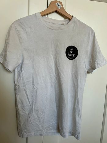588 – t-shirt blanc et flocage noir Artz Beer & Cider