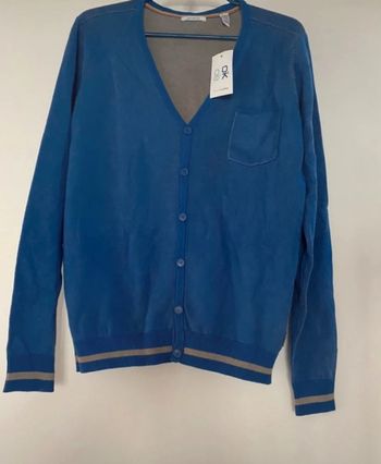 Gilet bleu Okaidi 14 ans Neuf