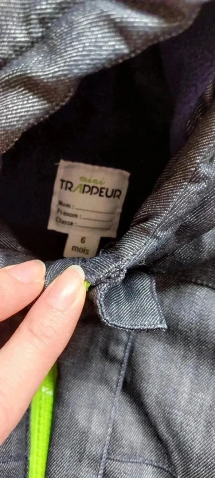 Manteau chaud hiver bébé garçon 6 mois - photo numéro 3