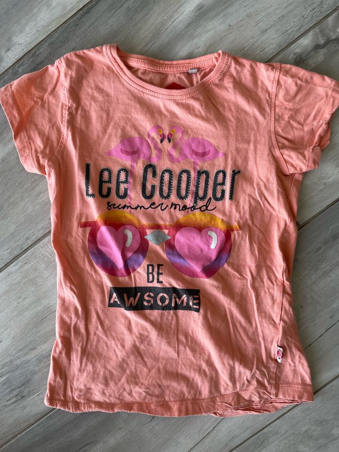 Tee-Shirt fille T 12 ans Lee Cooper couleur saumon