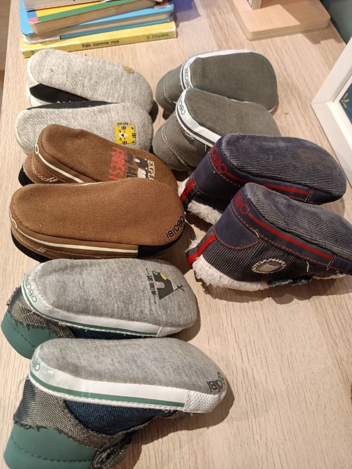 Lot de 5 paires de chaussures obaibi bébé 3-6mois - photo numéro 4