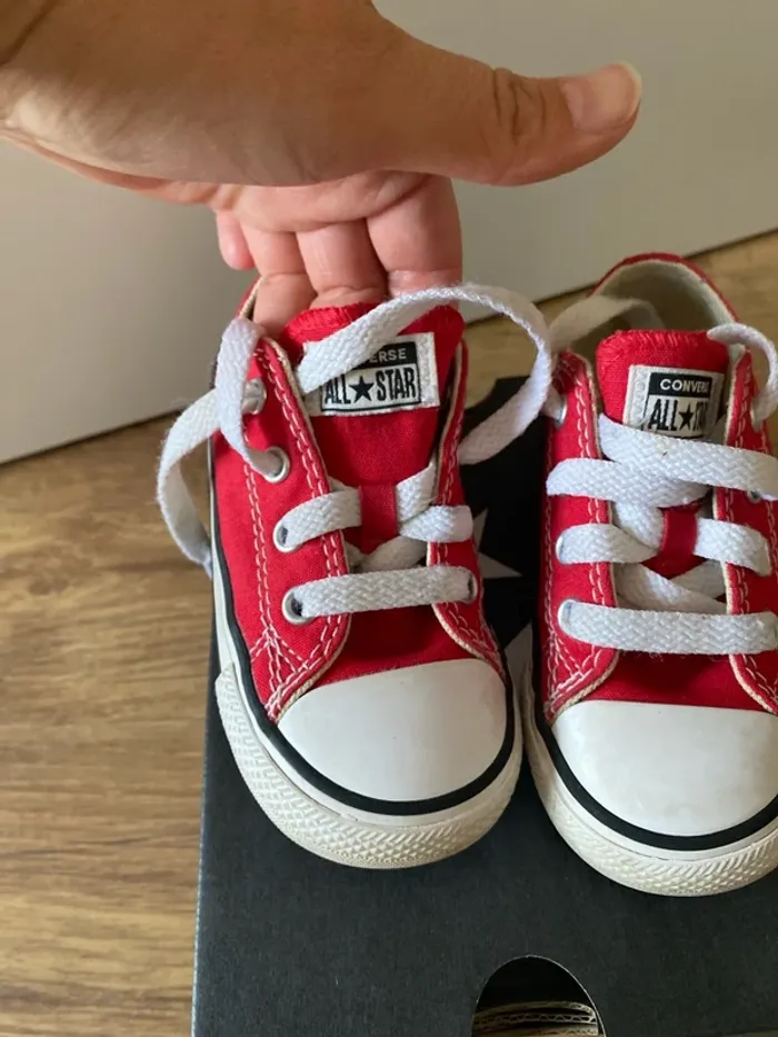 Converse, toile rouge, 22 - photo numéro 3