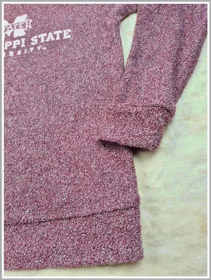 Sweat polaire Mississipi state university Wooly threads Bordeaux Taille M - photo numéro 8
