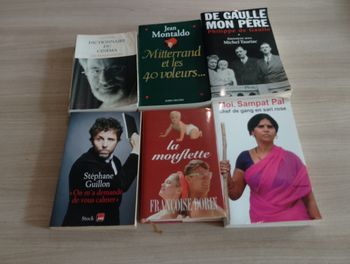 Lot de 6 livres, divers (8)