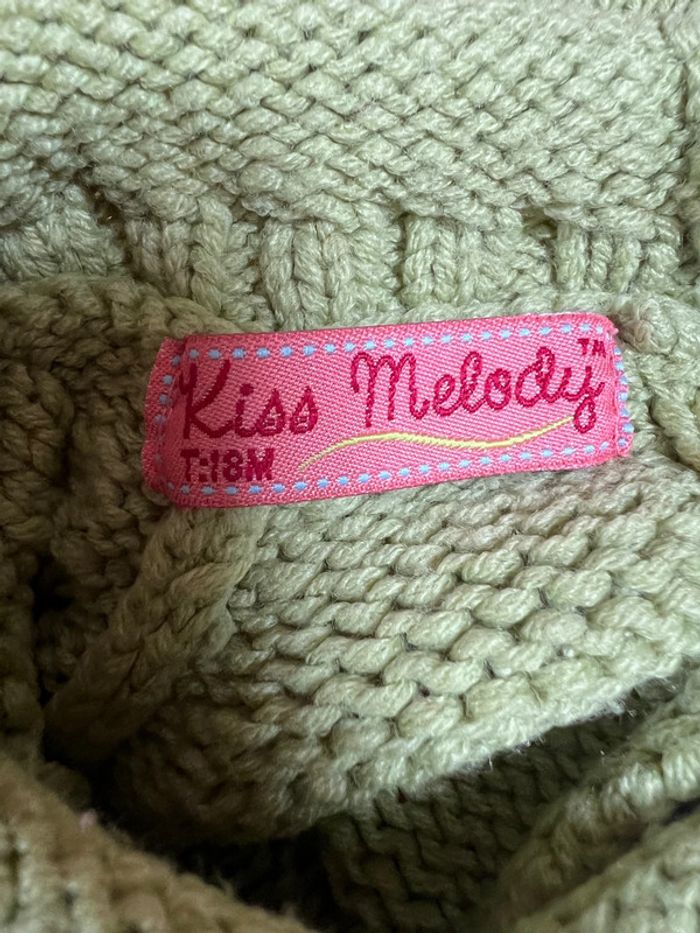 Pull vert à fleurs Kiss Melody 18 mois BE - photo numéro 5