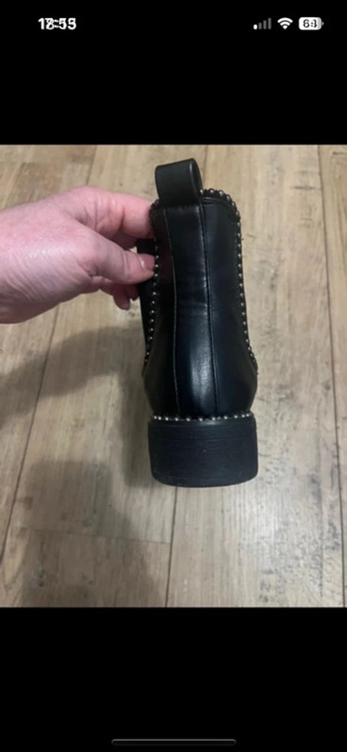 Bottines noires à clous - Look rock parfait pour la rentrée - T36 - photo numéro 6
