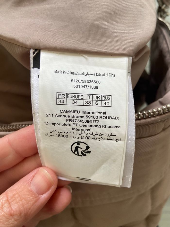 Manteau long Camaïeu 34 - photo numéro 4