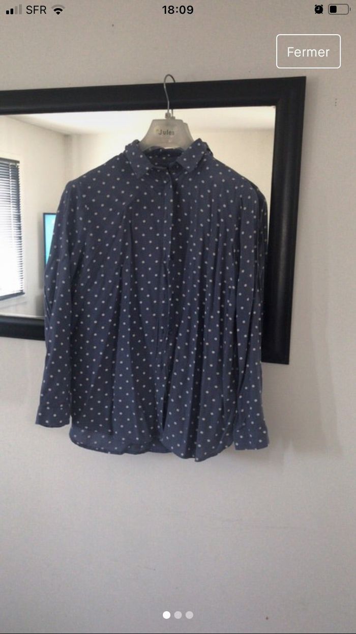 Chemise fluide à pois H&M