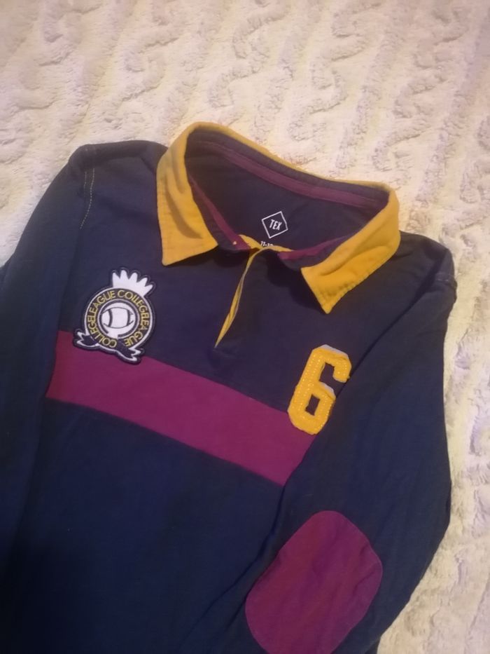 Ensemble pantalon jeans et polo garçon 12 ans - photo numéro 2