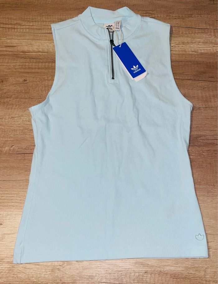 Débardeur De tennis, Adidas turquoise taille S