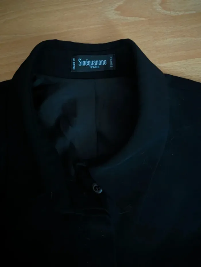 Chemise épaisse noire made in france - photo numéro 2