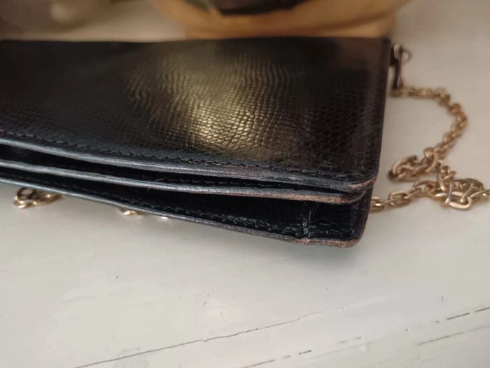 Sac pochette chaîne Lancel vintage - photo numéro 6