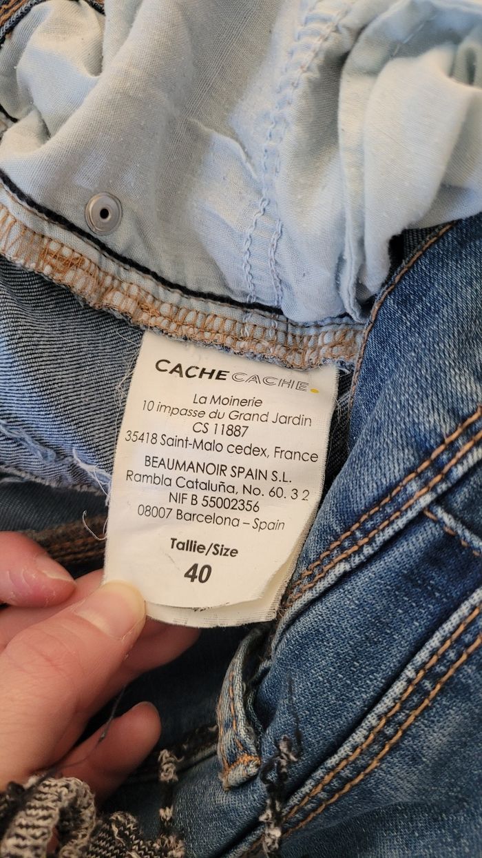 Jean femme cache cache T40 - photo numéro 3