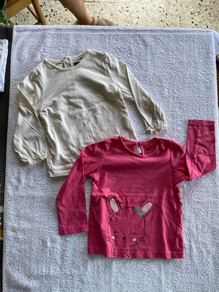 T24mois lot 2 tee shirt ML