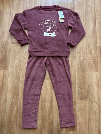 Pyjama doux et polaire fille 10 ans