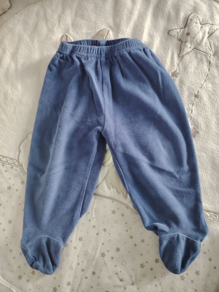 Pyjama gris bleu - photo numéro 6