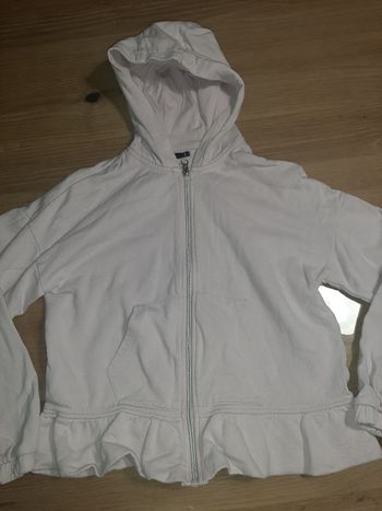 Gilet zip à capuche 12 ans