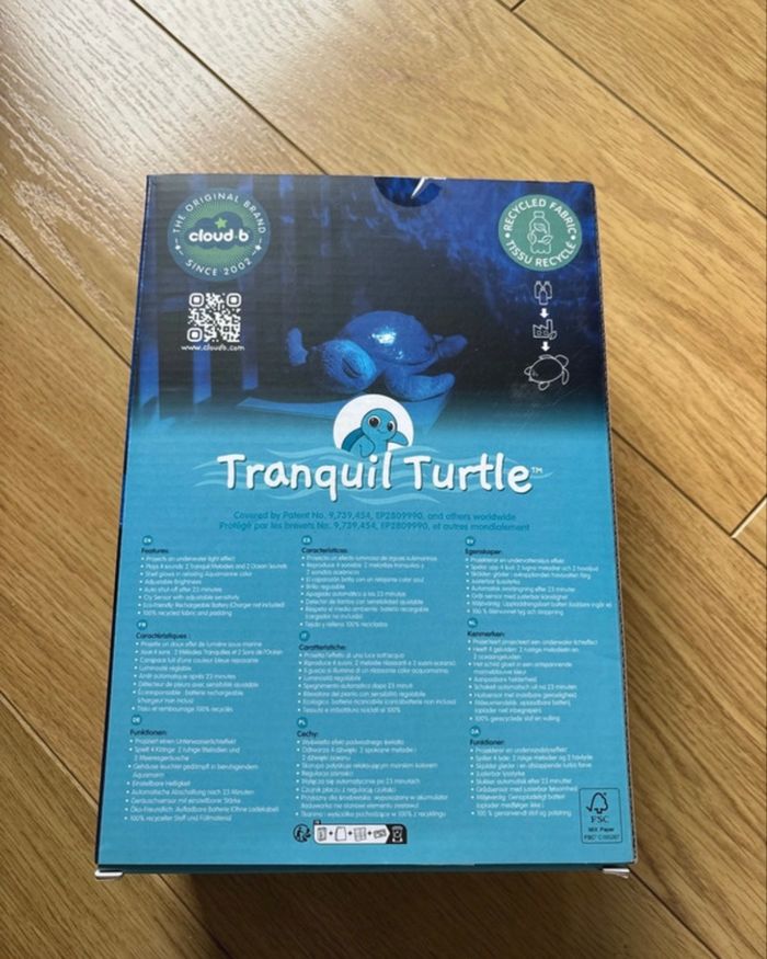 Tortue Cloud B bleu - photo numéro 3