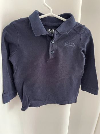 Polo manches longues enfant 18 mois