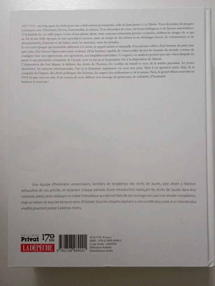 * Jaurès - L'intégrale des articles de 1887 à 1914 La dépêche - photo numéro 2