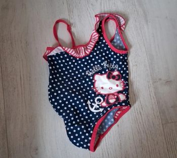Maillot de bain hlo kitty 3 ans