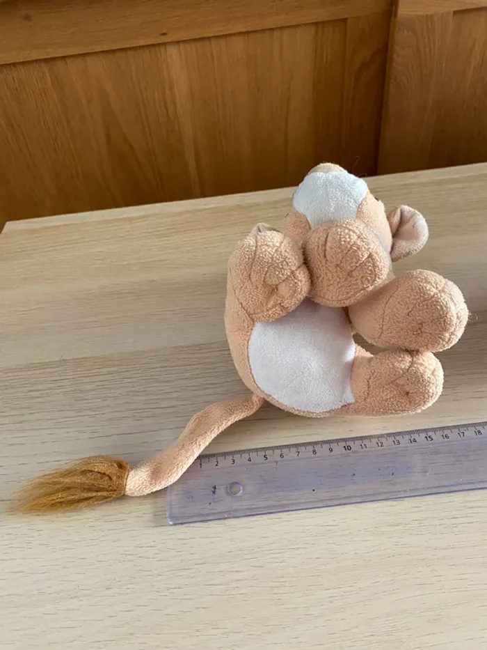 Peluches Disney roi lion King Simba Nala lionceau nez aimanté plush 1995 - photo numéro 6
