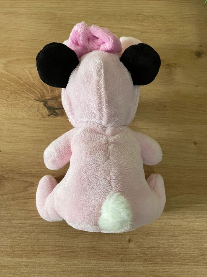 Doudou peluche minnie déguisé en lapin rose Disney nicotoy - photo numéro 3